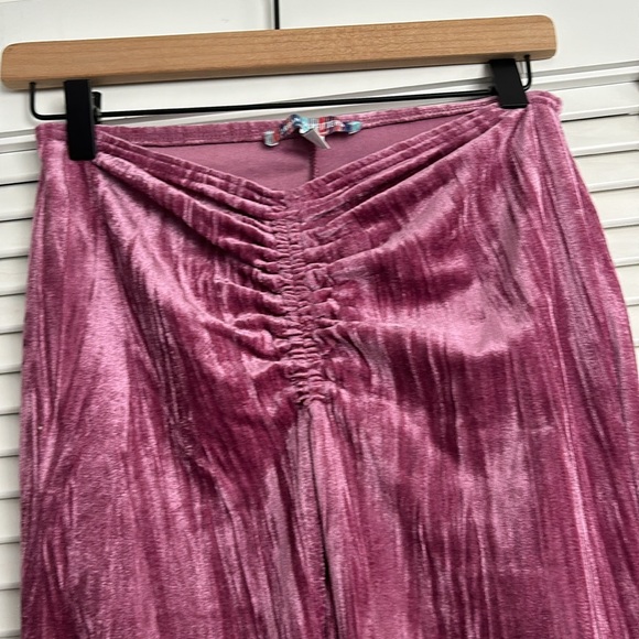 Urban outfitters velvet flared pants Sz S - Picture 3 of 11